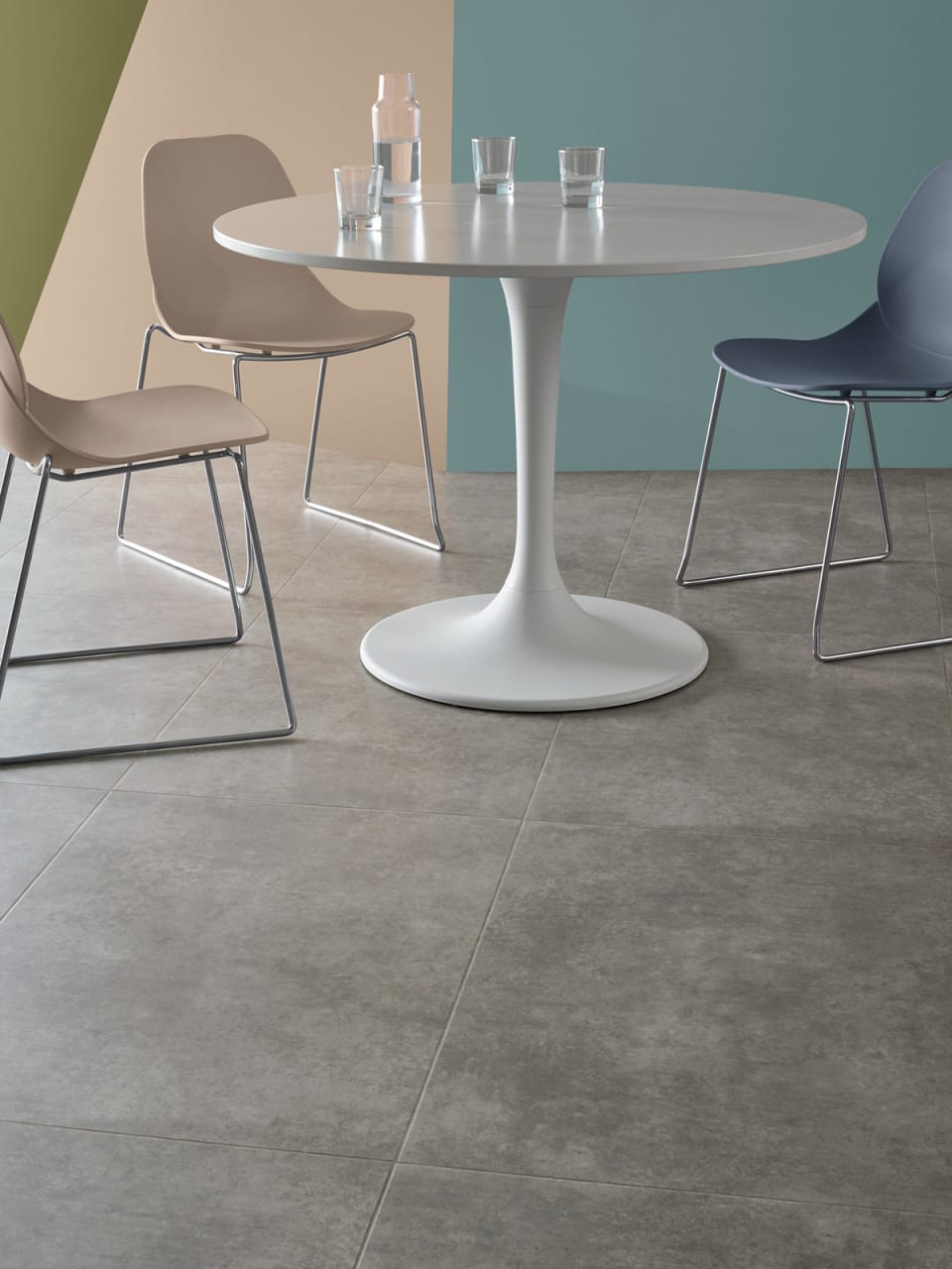 Gallery Concrete: Commercial LVT Stone Flooring from the Amtico